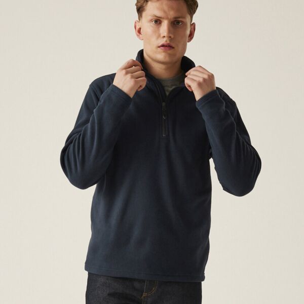 Honestly made recycled half zip fleece Thumbnail